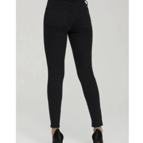 Good American Good Legs with slit waistband skinny jeans size 15 - Picture 2 of 12